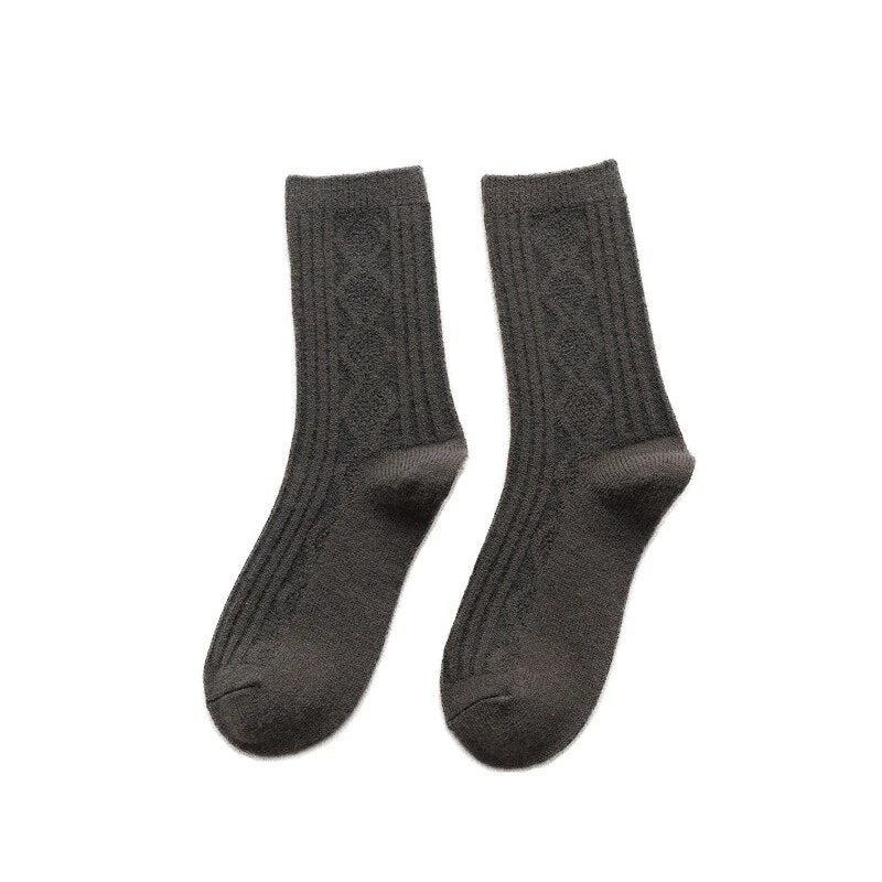 Women Winter Socks Thick Warm Long Wool Socks