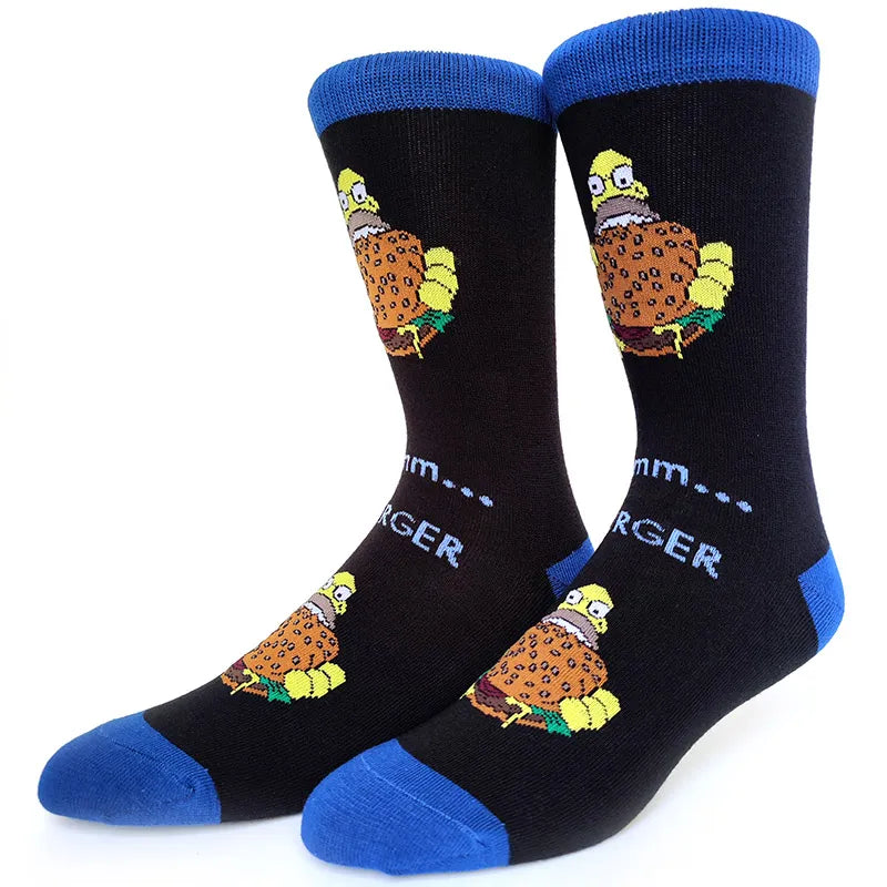 Simpsons Socks Men  Unisex