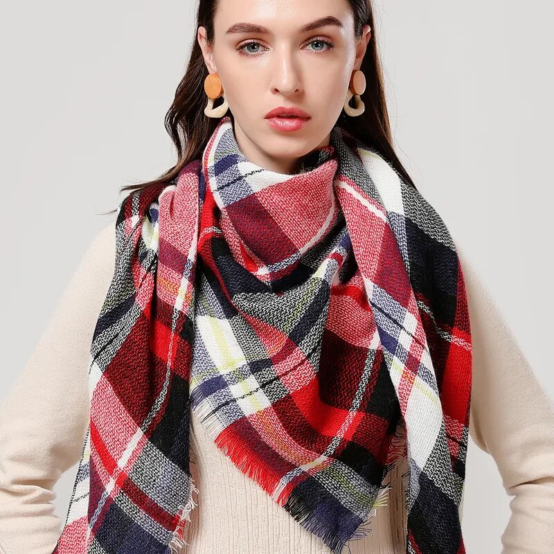 Winter Scarf Cashmere Triangle Scarves