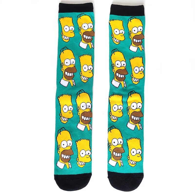 Simpsons Socks Men  Unisex